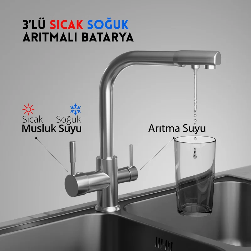 3'lü Sıcak Soğuk Arıtmalı Batarya